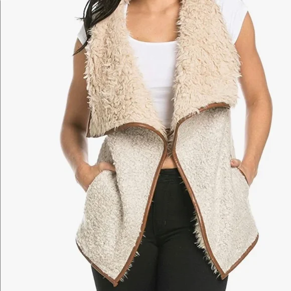 Love Tree Faux Fur Vest - Picture 3 of 13